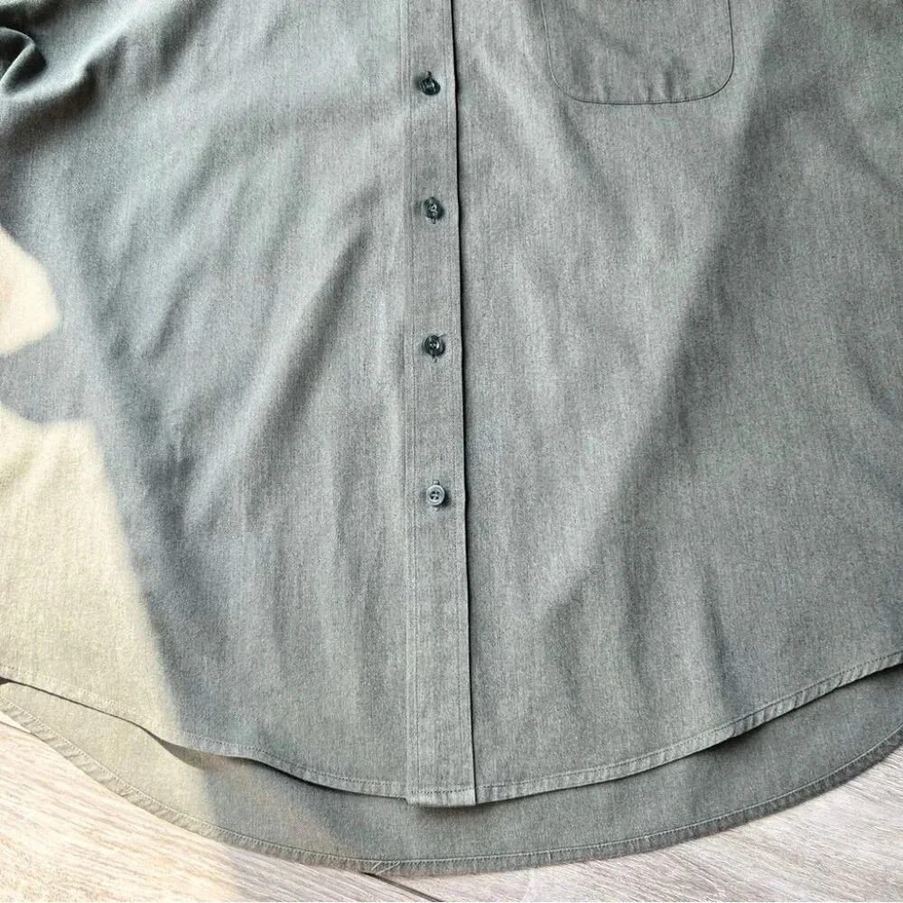 Polo Ralph Lauren Military Green Stand Collar Short Sleeve Shirt